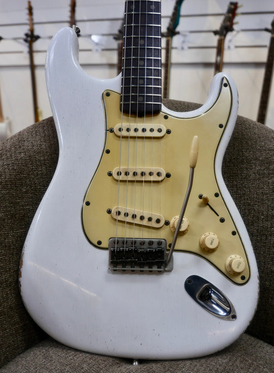 MB Guitars '62 Double Cut - Olympic White