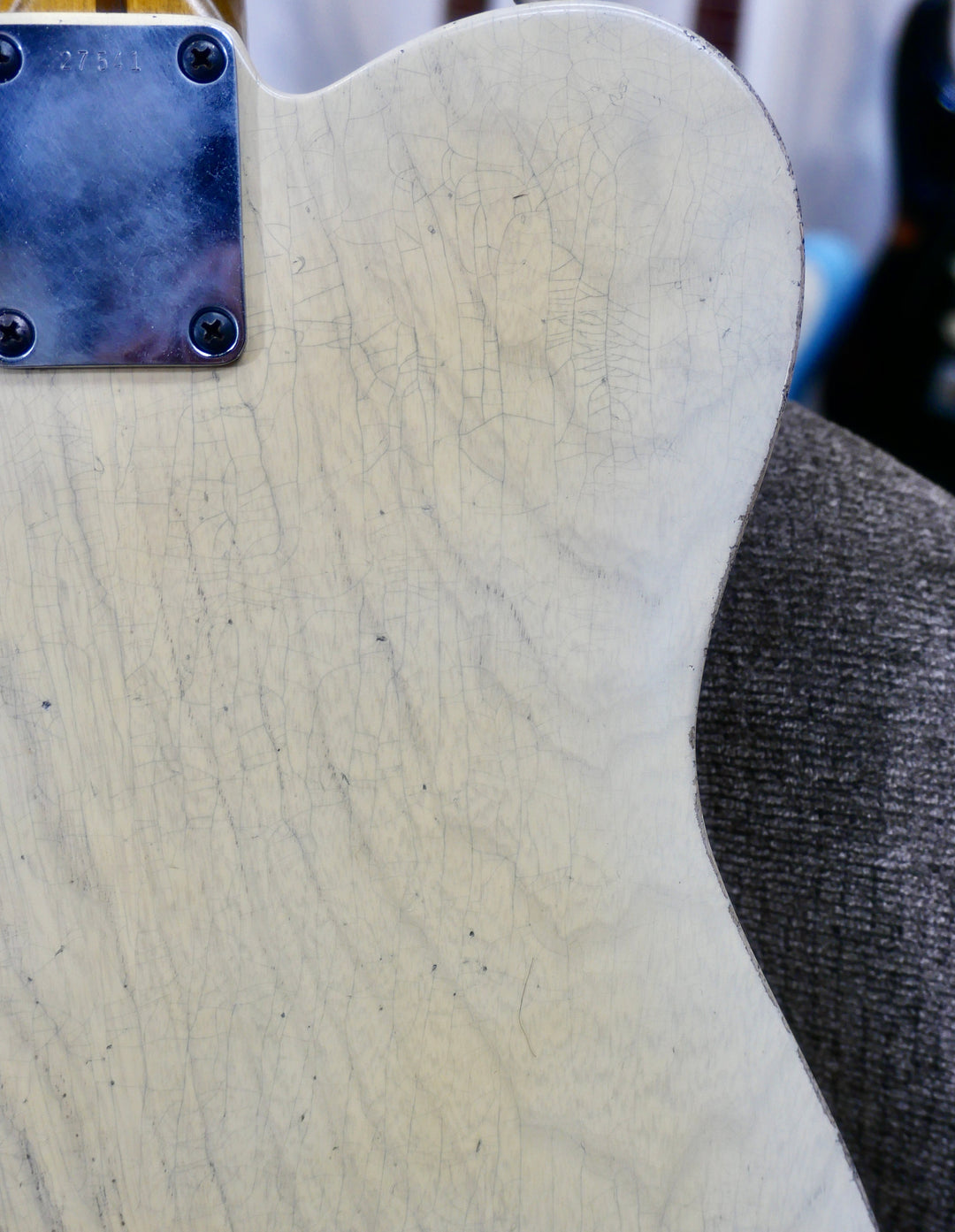 MB Guitars 1958 Blonde Whiteguard