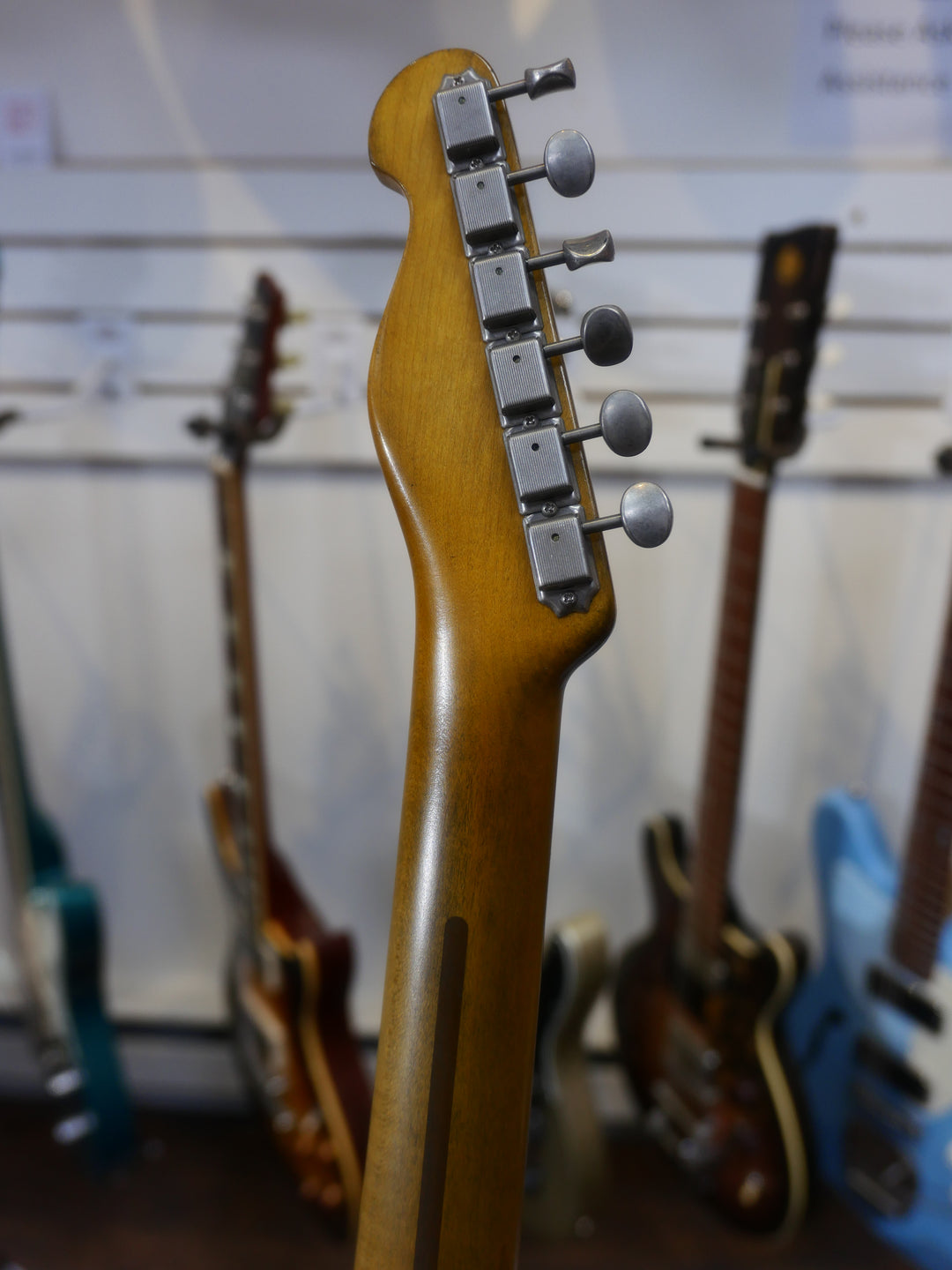 MB Guitars 1958 Blonde Whiteguard