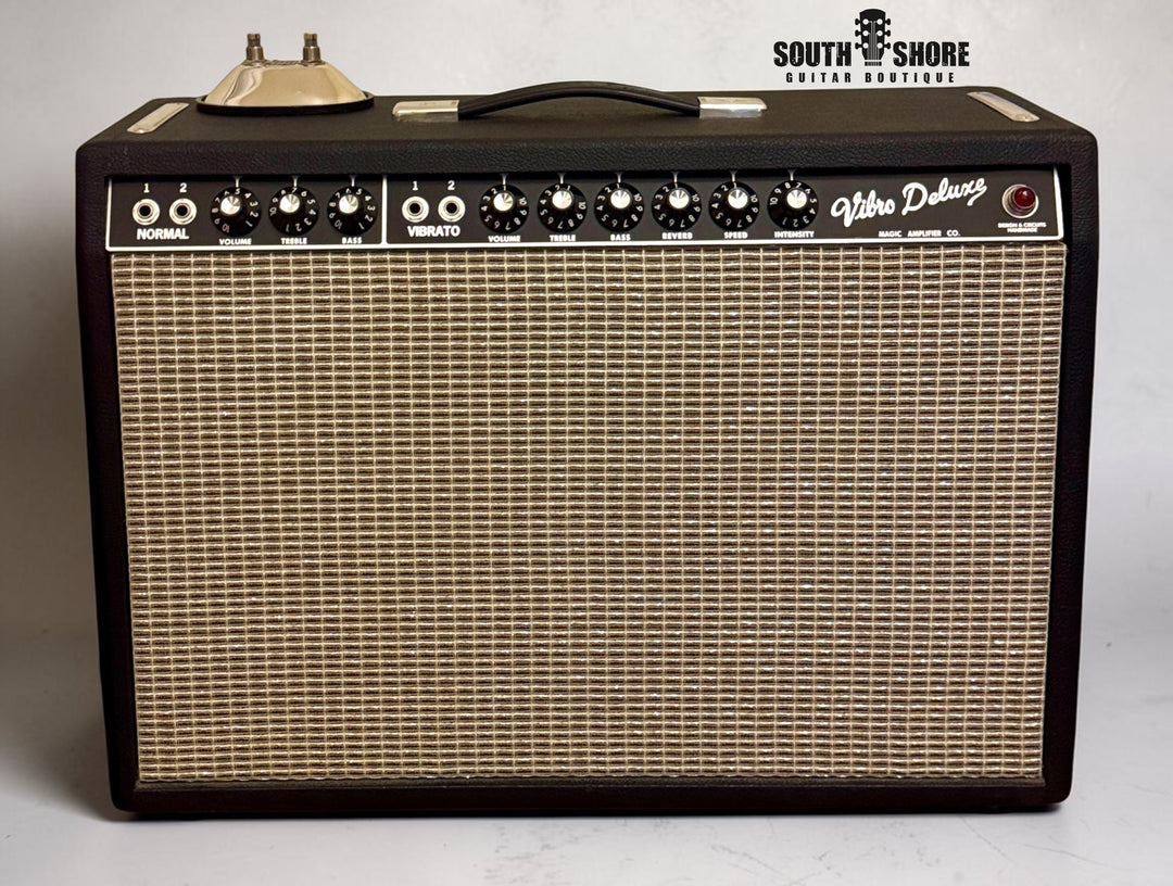Magic Amps - Vibro-Deluxe - Circa 2023 (22W AB763 style Deluxe Reverb Amp circuit) NOS RCA Black Plate output Tubes. Every upgrade imaginable. by South Shore Guitar Boutique