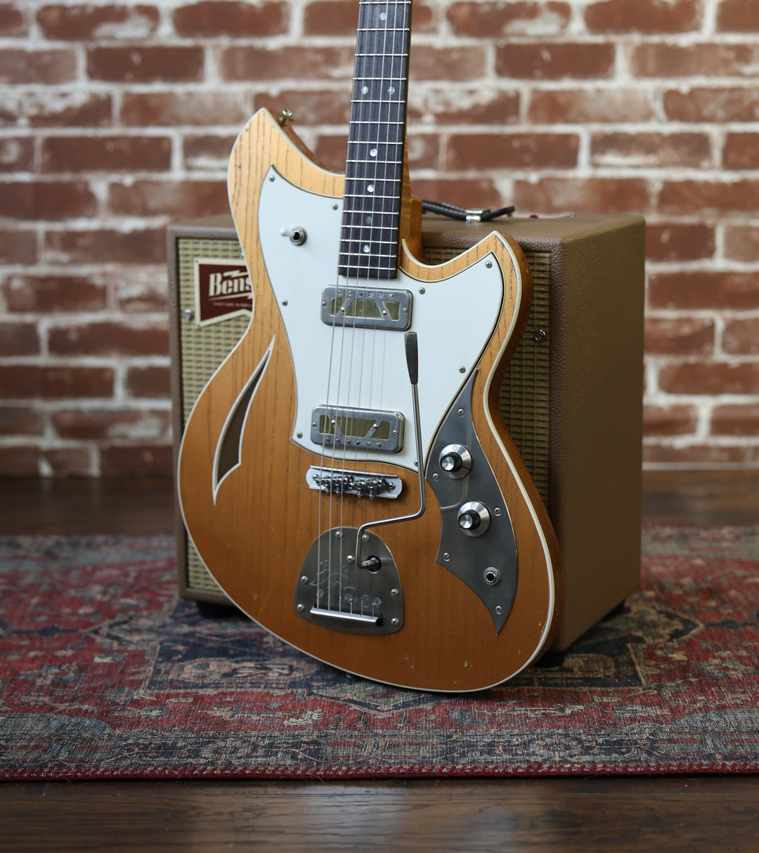 Novo Guitars Miris J - Aztec Gold / Lollar Gold Foils. Ash / Flame-Maple. NEW, Authorized Dealer) by South Shore Guitar Boutique