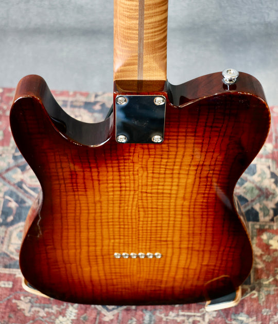 CP Thorton Thinline Classic II-European Fiddleback Ash-Tobacco Burst (S/N825) by CP Thornton
