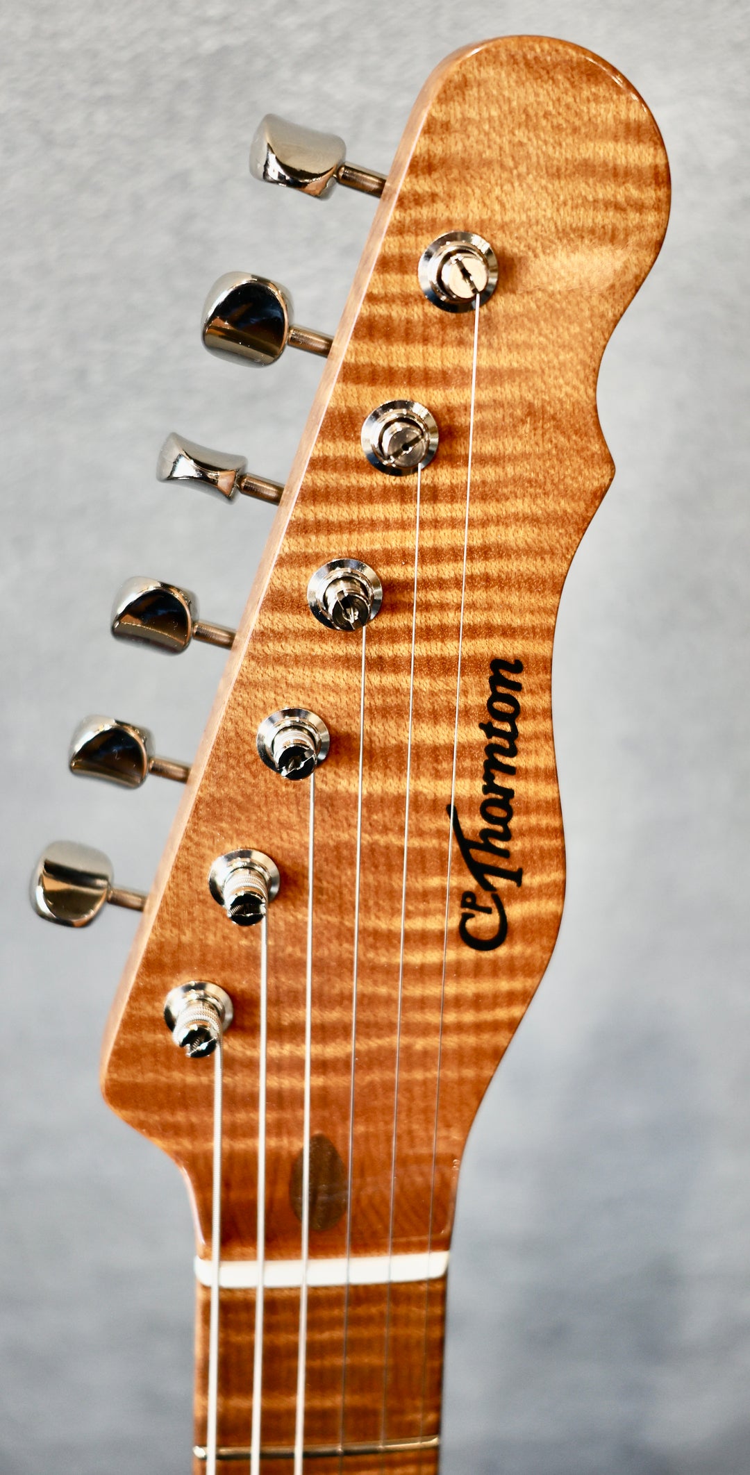 CP Thorton Thinline Classic II-European Fiddleback Ash-Tobacco Burst (S/N825) by CP Thornton