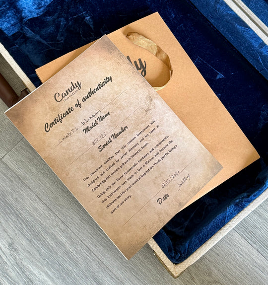 Candy TL Blackguard in Butterscotch (Authorized Dealer) by Candy Old Guitar