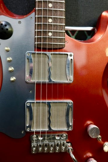 Fiam Mirari Aged Firemist Red - Foil-Buckers, Tornipulator - 2025. (Past Ronin Guitars Luthier) by Fiam Guitars