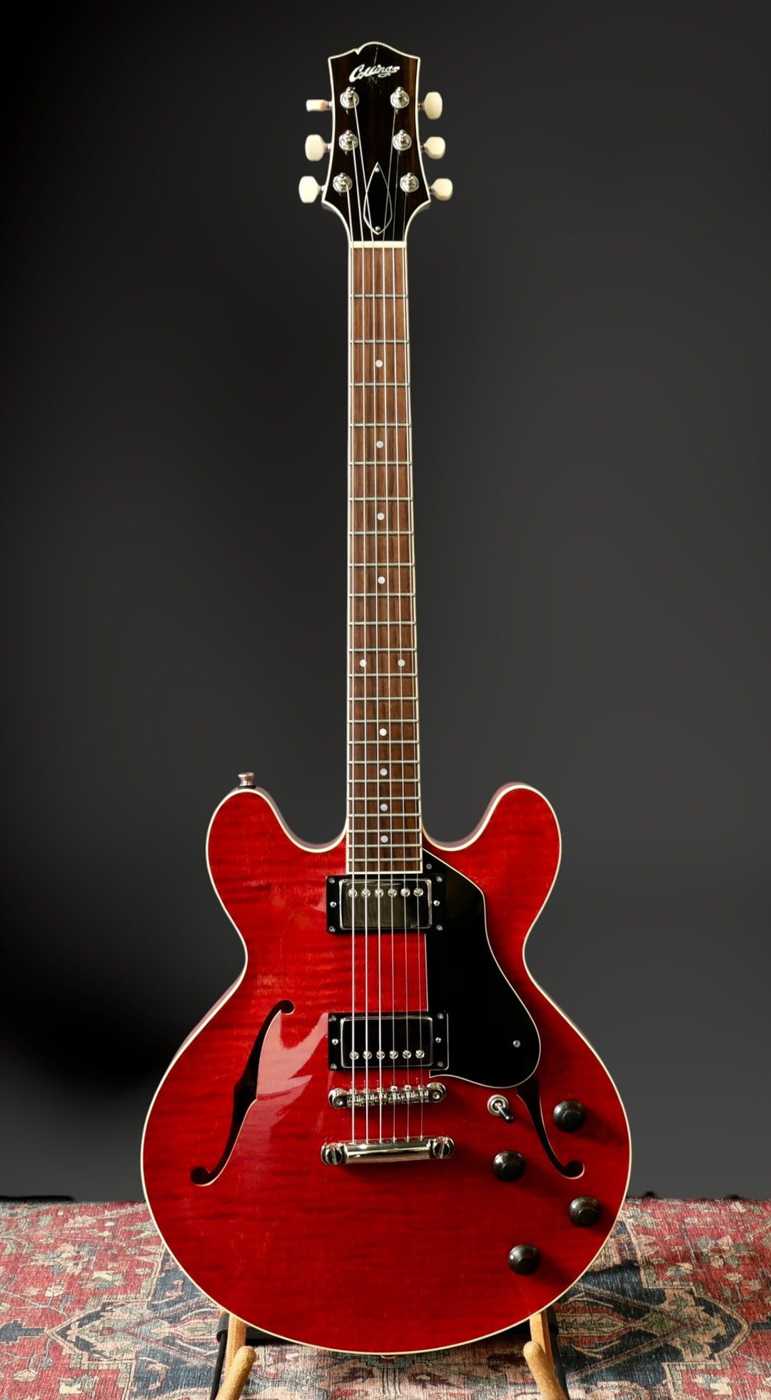 Collings i35 LC Deluxe w/ThroBaks - Faded Cherry by Collings