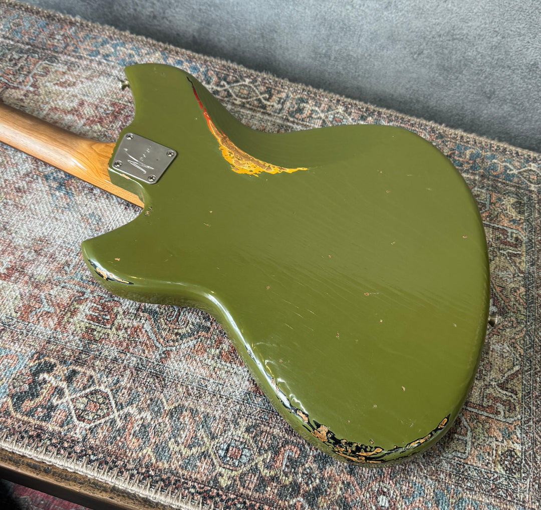 Novo Serus J Custom — Uffington Green over ’64 3-Tone Burst - NEW, (Authorized Dealer) by South Shore Guitar Boutique