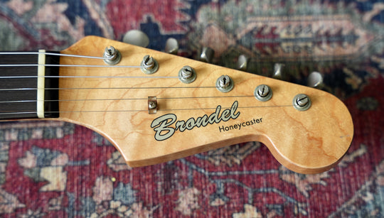 Brondel Honeycaster Hybrid - Fiesta Red w/ Ron Ellis pickups (Authorized Dealer) by Brondel