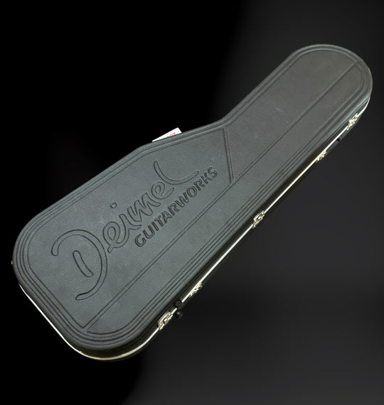 Deimel Firestar - Charcoal Blue / Natural Aluminum. Novak pickups + Leslee Circuit. NEW, (Authorized Dealer)