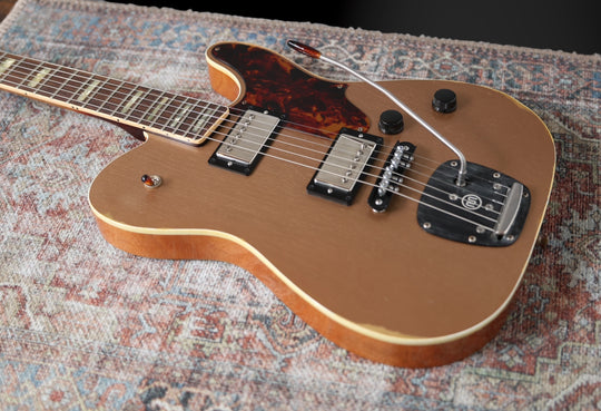 Castedosa Guitars Marianna Solid Body - Aged Shoreline Gold / Natural. Mastery Bridge / Vibrato - NEW, (Authorized Dealer)