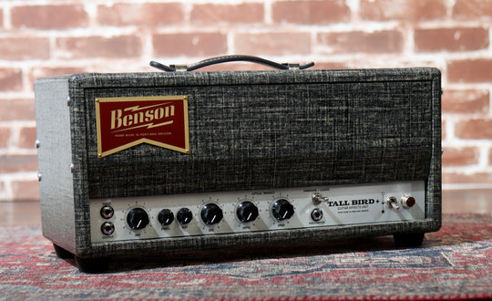 Benson Amps Tall Bird Reverb + 2026 - Black / Silver. Spring Reverb + Optical &amp; Harmonic Tremolo. NEW, Authorized Dealer) by Benson Amps