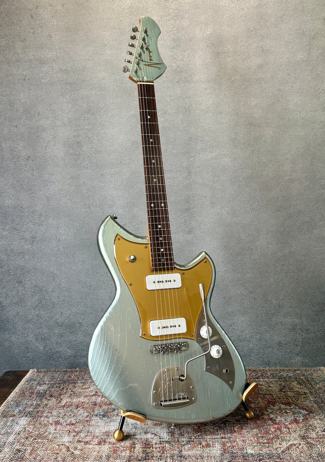 Novo Serus J Custom — Ice Blue Metallic - NEW, (Authorized Dealer) by South Shore Guitar Boutique