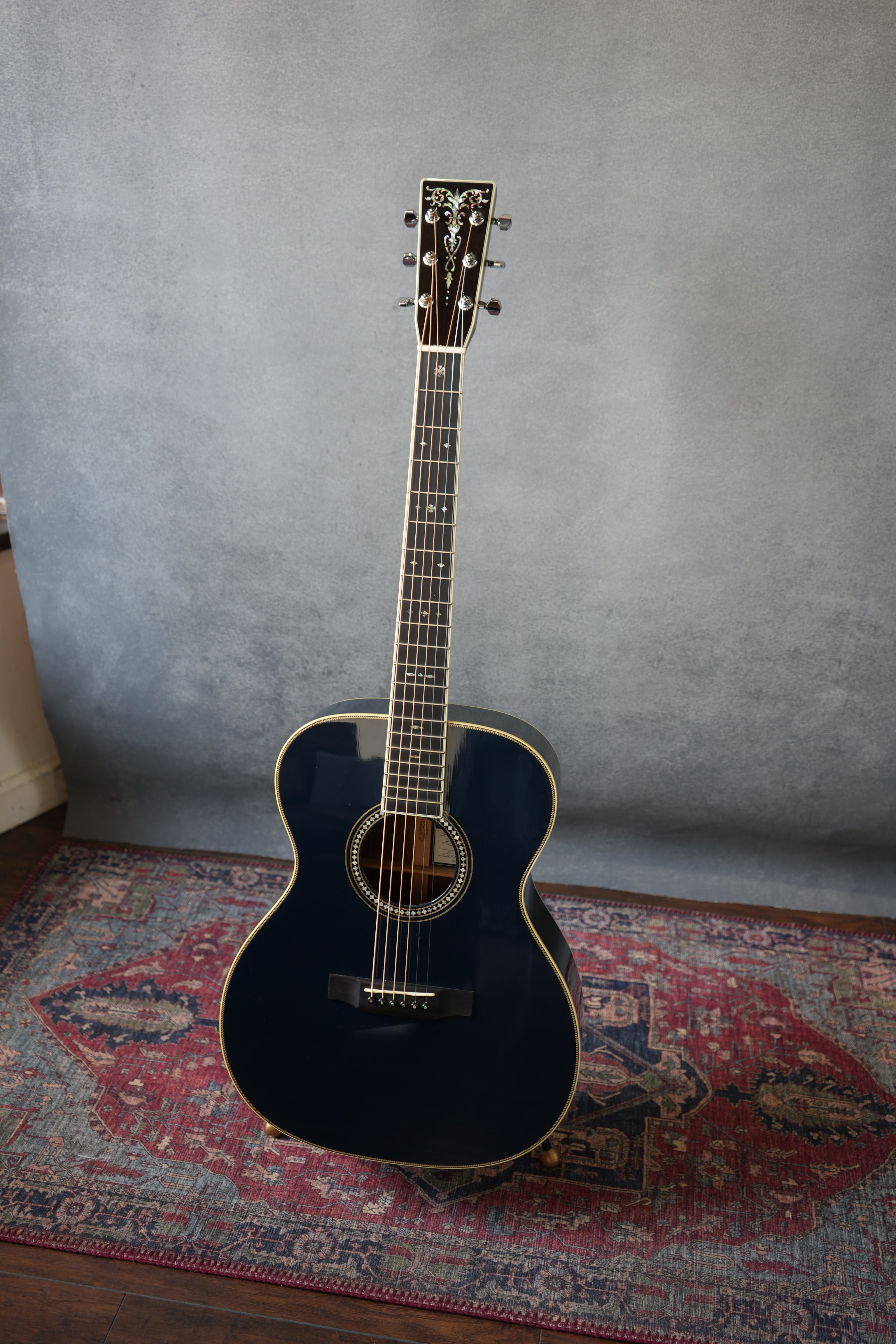 Martin Navy Blues Eric Clapton by Hiroshi Fujiwara by Martin Guitar