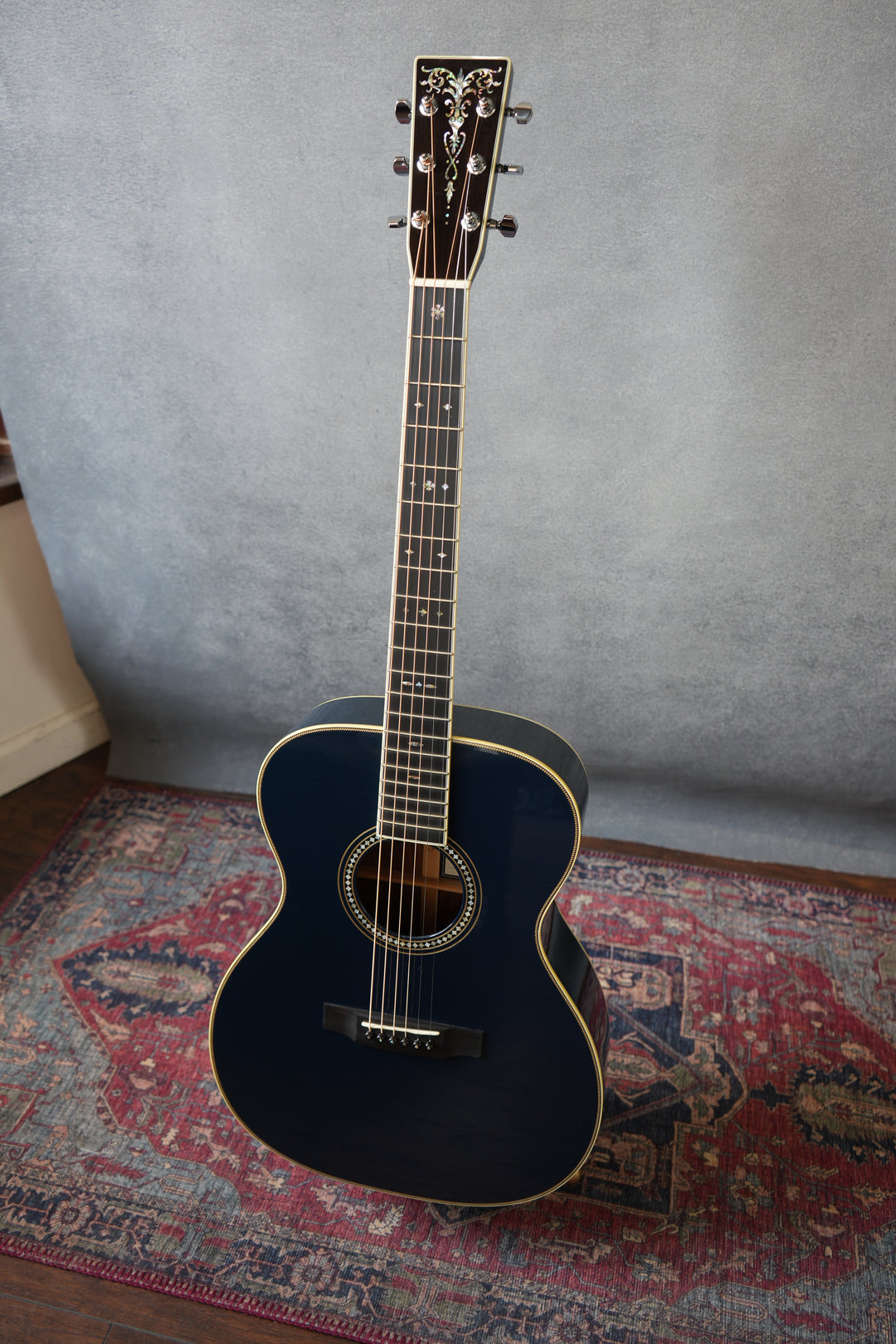 Martin Navy Blues Eric Clapton by Hiroshi Fujiwara by Martin Guitar
