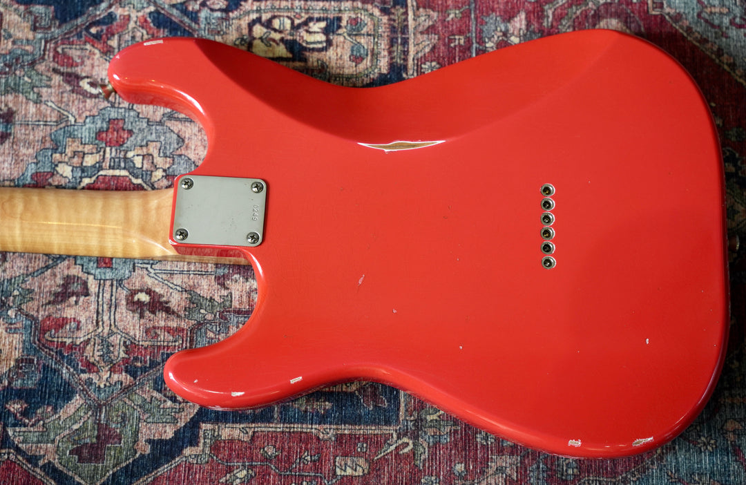 Brondel Honeycaster Hybrid - Fiesta Red w/ Ron Ellis pickups (Authorized Dealer) by Brondel