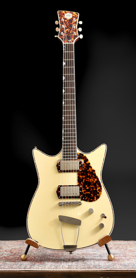 Frank Brothers Guitar Company - Nicotine White - Ron Ellis Signiture Pickups. NEW, (Authorized Dealer) by South Shore Guitar Boutique