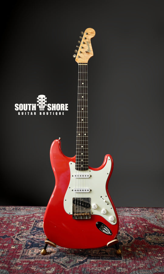 Brondel Honeycaster Hybrid - Fiesta Red w/ Ron Ellis pickups (Authorized Dealer) by Brondel