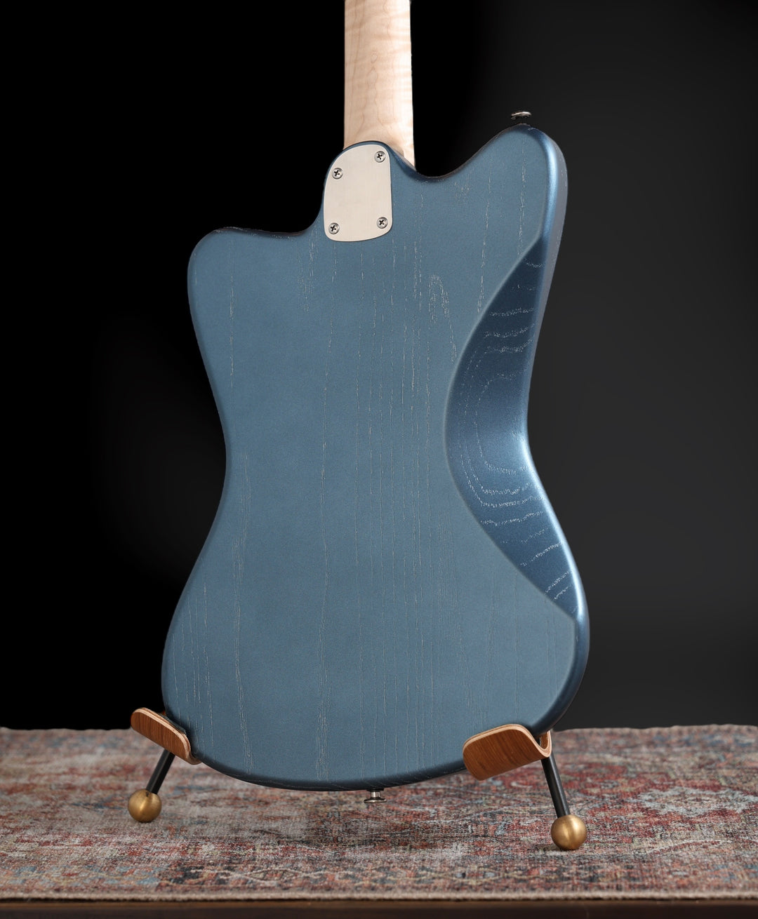 Deimel Firestar - Charcoal Blue / Natural Aluminum. Novak pickups + Leslee Circuit. NEW, (Authorized Dealer)