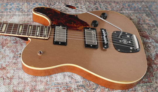 Castedosa Guitars Marianna Solid Body - Aged Shoreline Gold / Natural. Mastery Bridge / Vibrato - NEW, (Authorized Dealer)