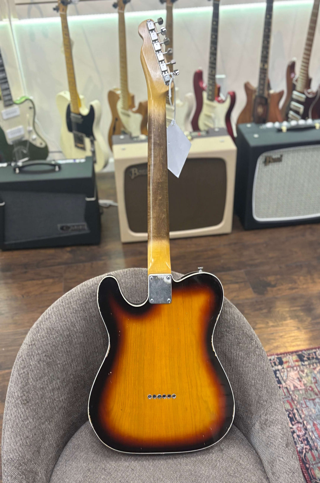 Berly T-Custom Thinline 3-Tone Sunburst