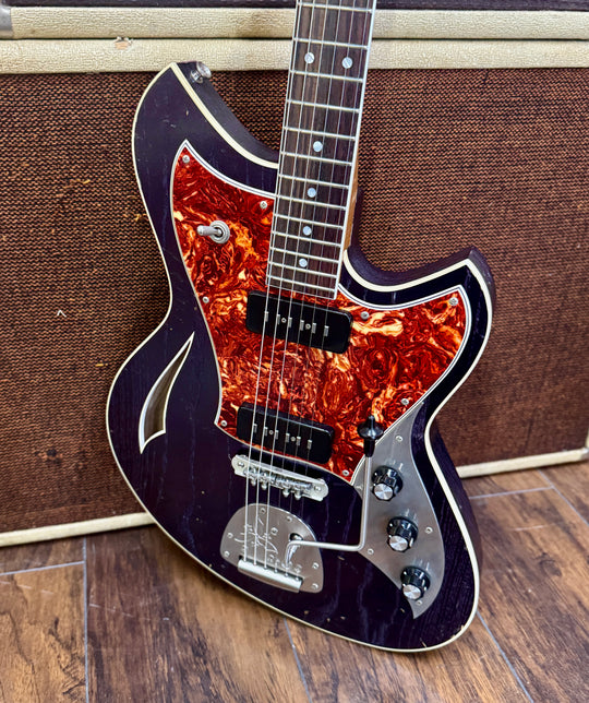 2025 Novo Signature Miris J in Purple Stranger - Lollar Staple P-90’s. Buily by owner Dennis Fano. by South Shore Guitar Boutique