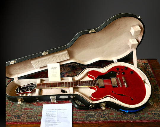 Collings i35 LC Deluxe w/ThroBaks - Faded Cherry by Collings