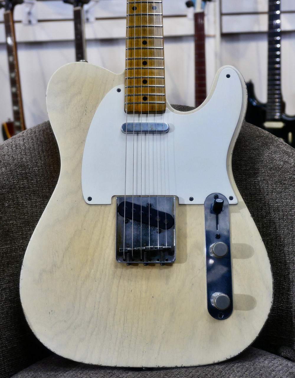 MB Guitars 1958 Blonde Whiteguard