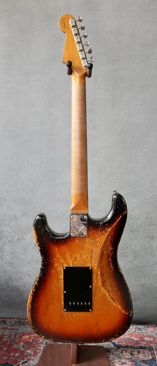 Fender Custom Shop LTD Poblano Strat Suphrel-Super Faded Aged 3-Color Sunburst (Au by Fender