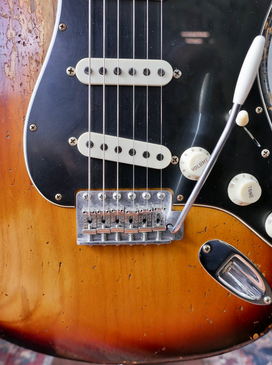 Fender Custom Shop LTD Poblano Strat Suphrel-Super Faded Aged 3-Color Sunburst (Au by Fender
