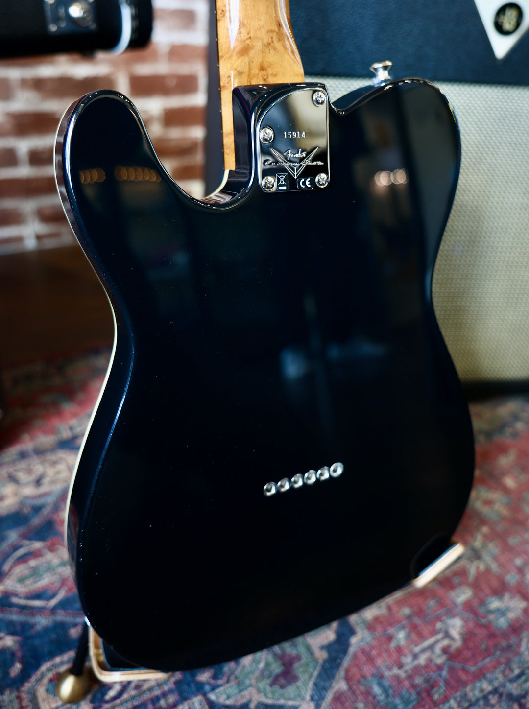 Fender Custom Shop American Custom Tele NOS RW - Charcoal Frost Metallic by Fender