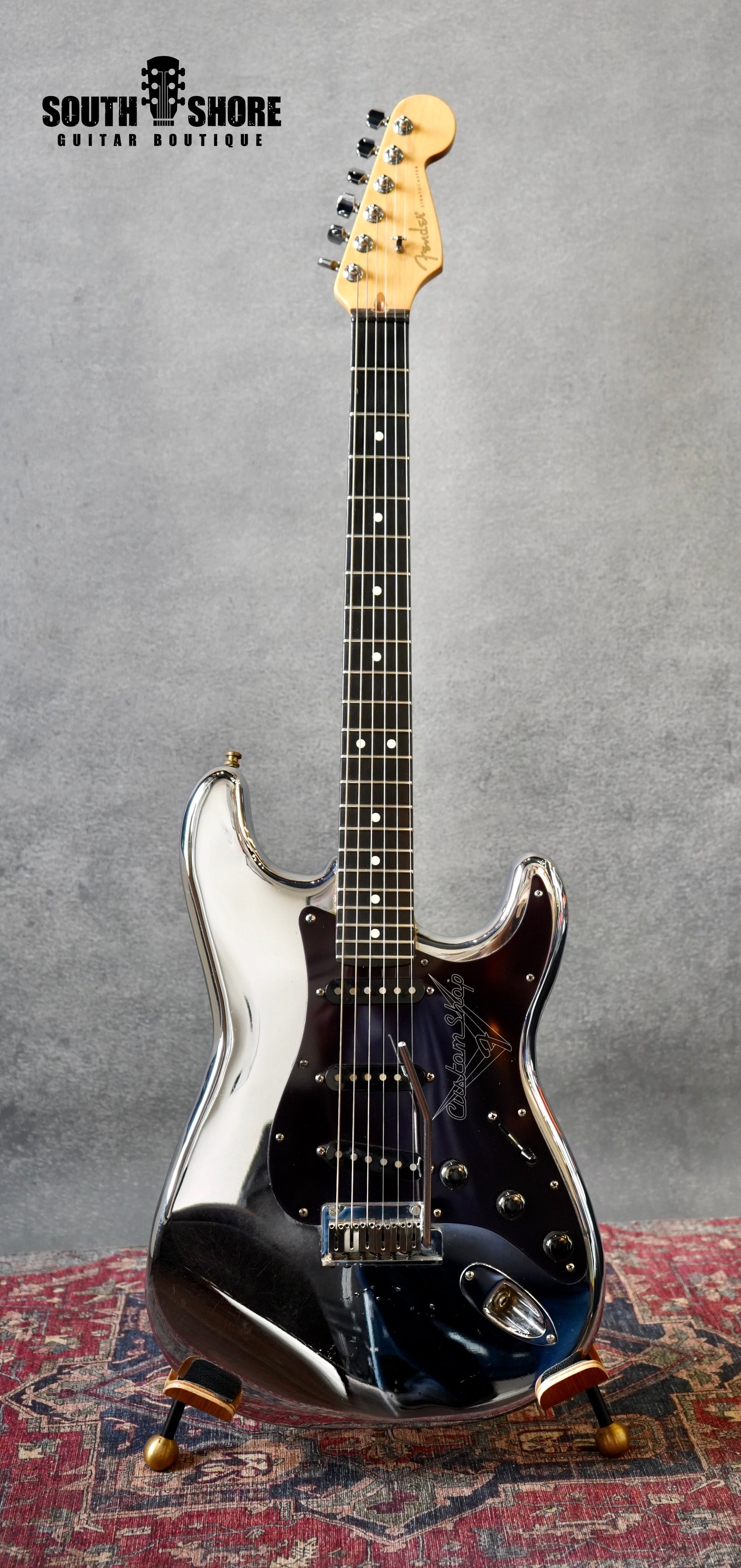 Fender '93 Chrome Strat (Autorized Dealer) by South Shore Guitar Boutique