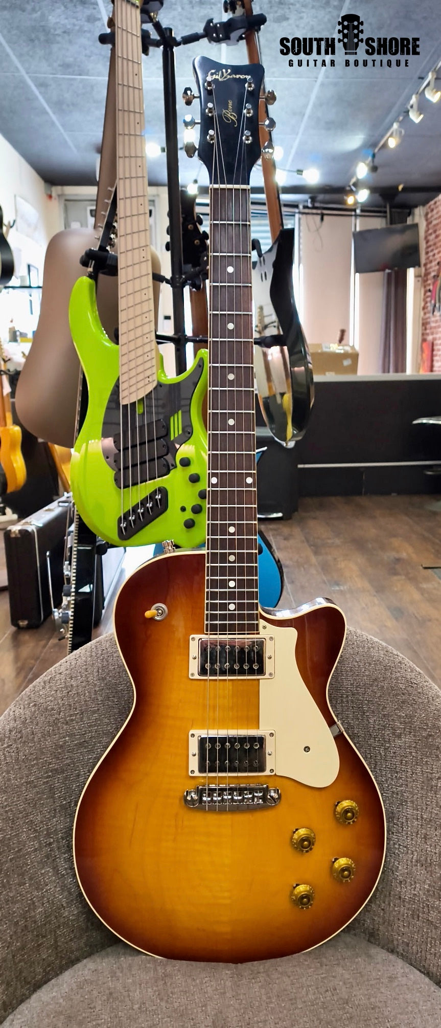 Gil Yaron Bone I in Sunburst by South Shore Guitar Boutique