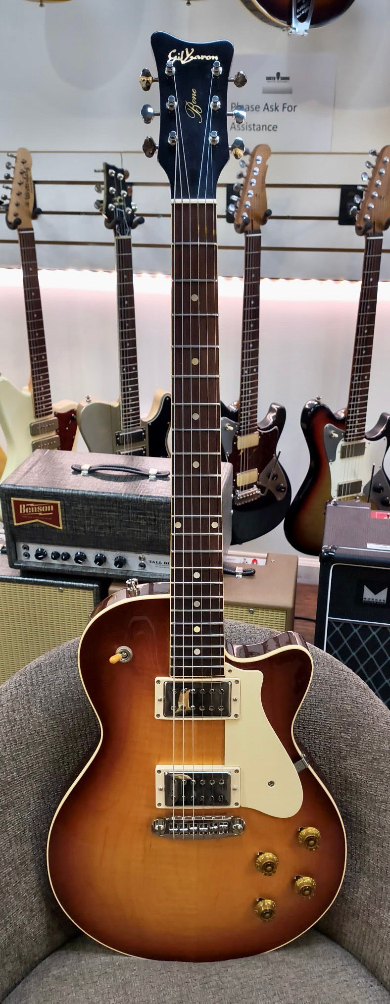 Gil Yaron Bone I in Sunburst by South Shore Guitar Boutique
