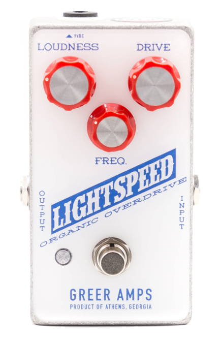 Greer Amps Lightspeed Organic Overdrive-America (Authorized Dealer) by Greer