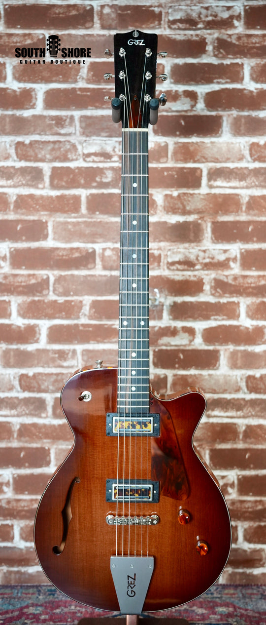 Grez Mendocino F with a Burst Top (S/N2608C) by Grez Guitars