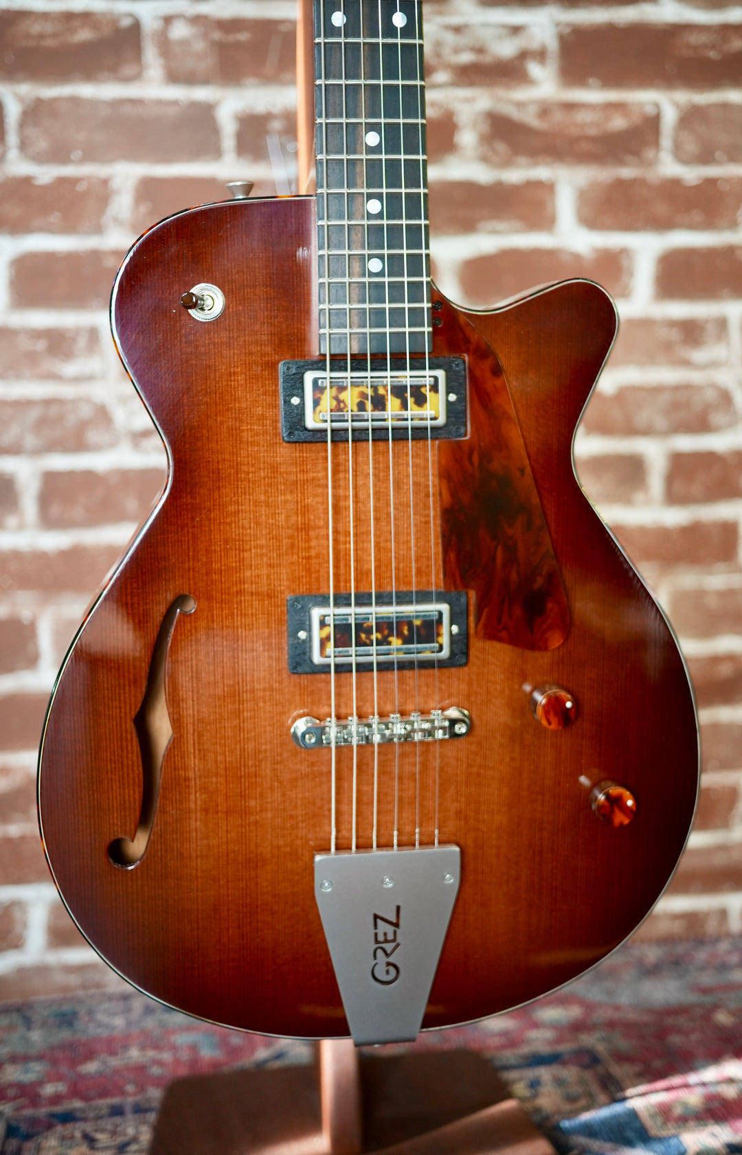Grez Mendocino F with a Burst Top (S/N2608C) by Grez Guitars