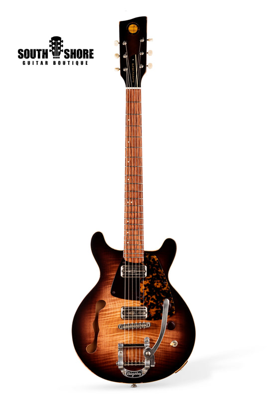 Harvester DC6 Deluxe in Brown Burst (Authorized Dealer) by Harvester