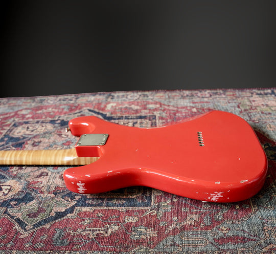 Brondel Honeycaster Hybrid - Fiesta Red w/ Ron Ellis pickups (Authorized Dealer) by Brondel