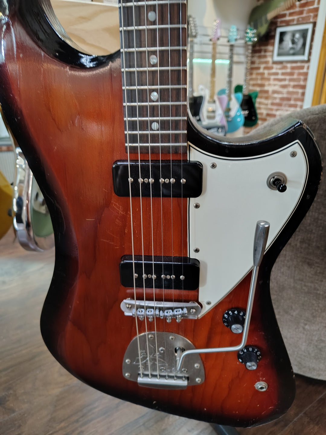 Novo Voltur J - Firebird Burst. Store Model by South Shore Guitar Boutique