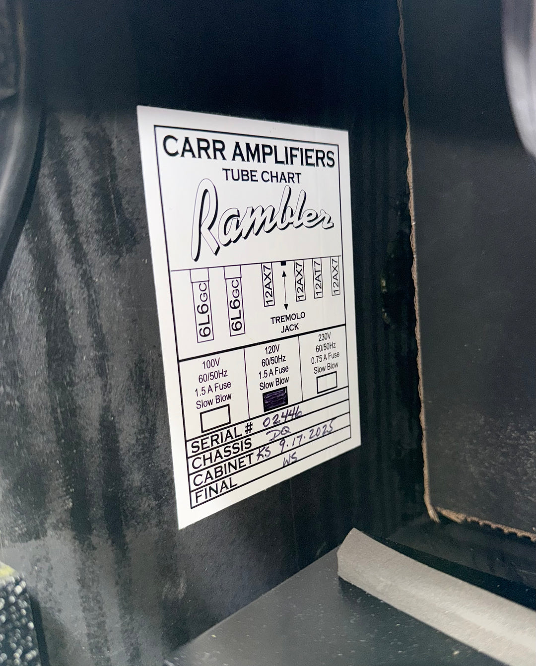 Carr Rambler 1x12" 26w/13w Combo Amplifier NEW, Authorized Dealer