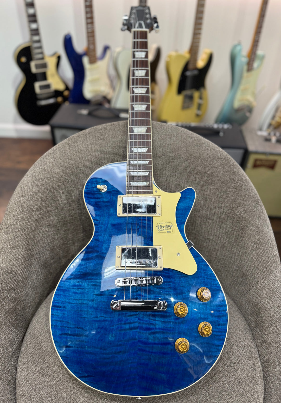 Heritage Guitars H-150 STD Collection - 2023 - LIMITED FINISH Washed Blue NEW (Authorized Dealer) by Heritage
