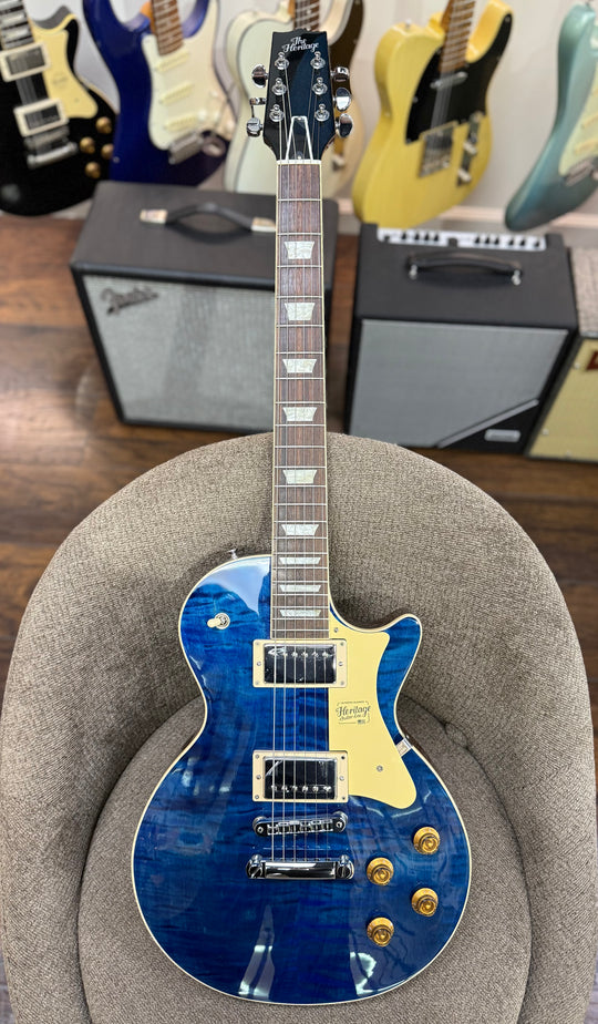 Heritage Guitars H-150 STD Collection - 2023 - LIMITED FINISH Washed Blue NEW (Authorized Dealer) by Heritage