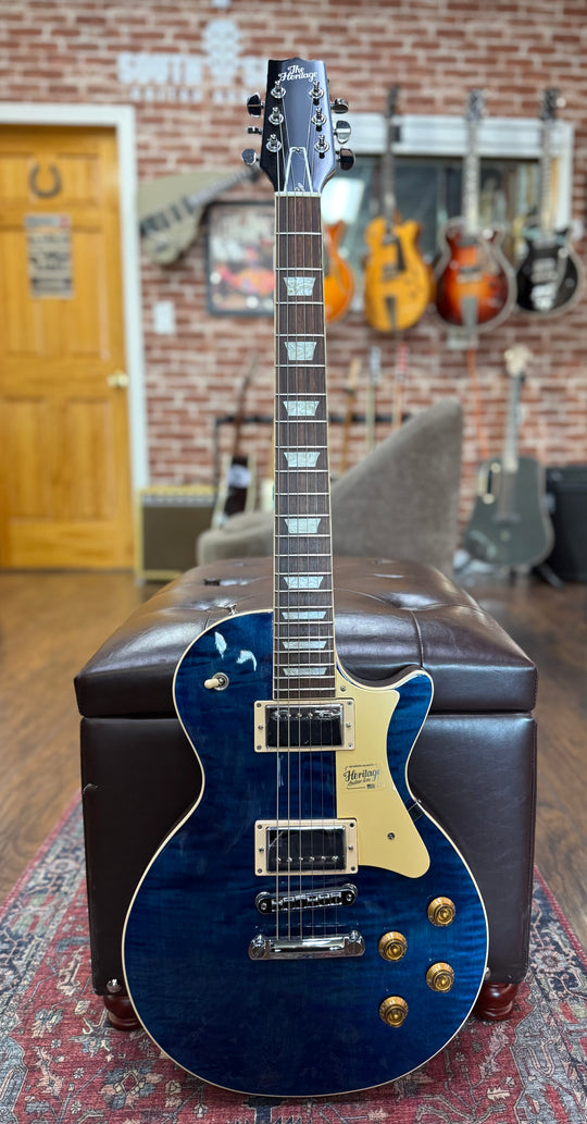 Heritage Guitars H-150 STD Collection - 2023 - LIMITED FINISH Washed Blue NEW (Authorized Dealer) by Heritage