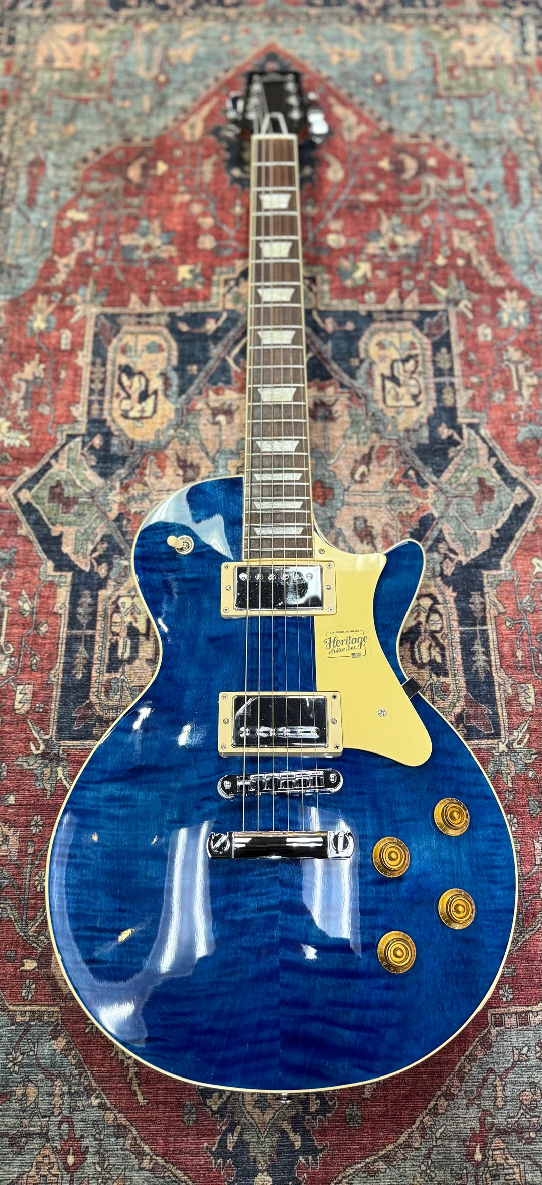 Heritage Guitars H-150 STD Collection - 2023 - LIMITED FINISH Washed Blue NEW (Authorized Dealer) by Heritage