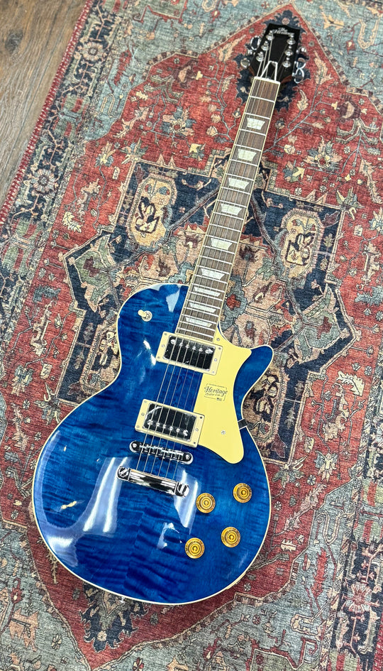Heritage Guitars H-150 STD Collection - 2023 - LIMITED FINISH Washed Blue NEW (Authorized Dealer) by Heritage