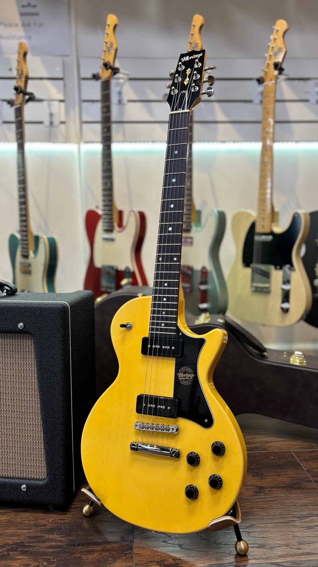 Heritage Custom Shop Core Collection H-137 TV Yellow