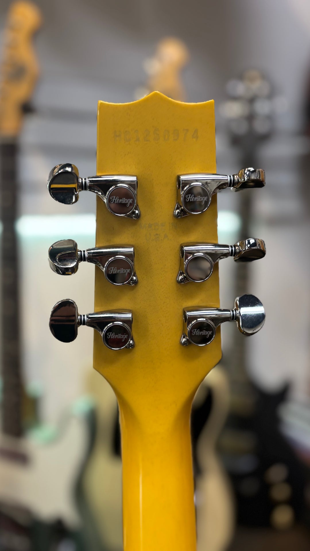 Heritage Custom Shop Core Collection H-137 TV Yellow