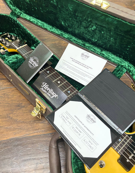 Heritage Custom Shop Core Collection H-137 TV Yellow