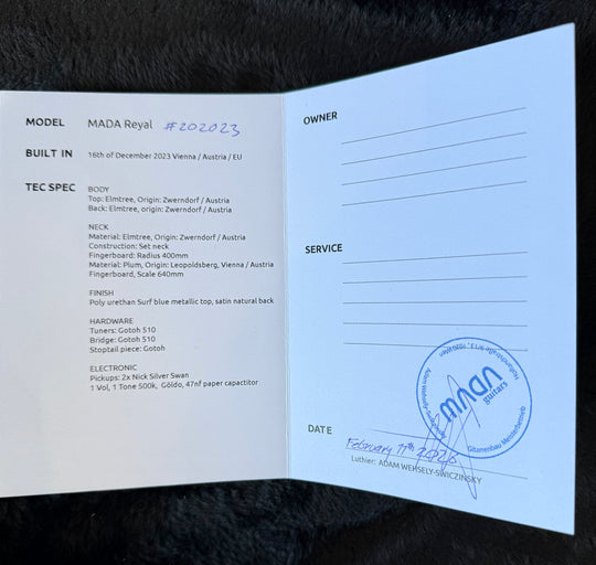 MADA Reyal - Suf Blue Metallic. NEW (Authorize Dealer) by Mada