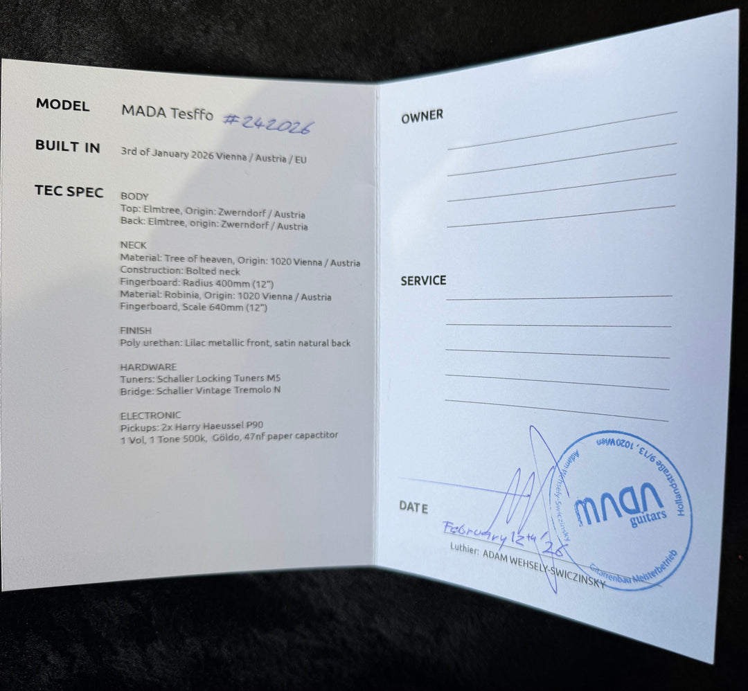 MADA Tesffo - Lilac Metallic. NEW (Authorized Dealer) by Mada